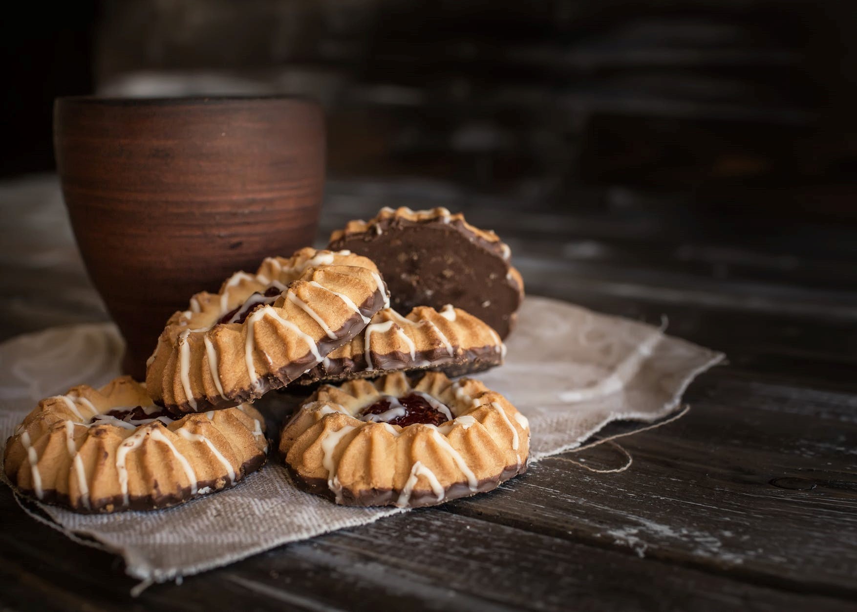 Sample of Chocolate Almond Cookies