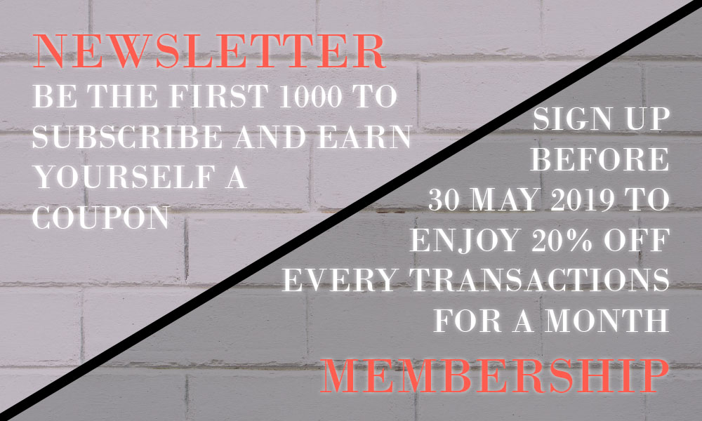 Newsletter Subscription and Membership Registration Promotion
